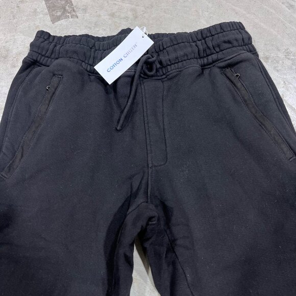 NWT COTTON CITIZEN BRONX BLACK SWEATPANTS SZ MEDIUM - Picture 3 of 9
